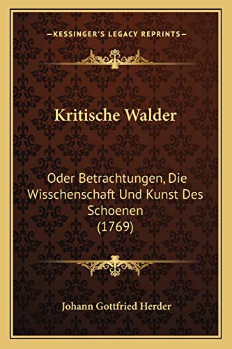 Kritische Walder cover