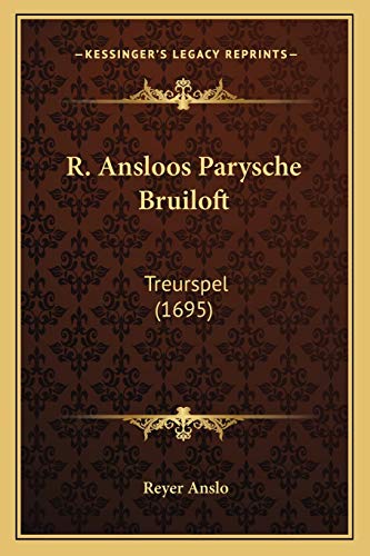 R. Ansloos Parysche Bruiloft cover