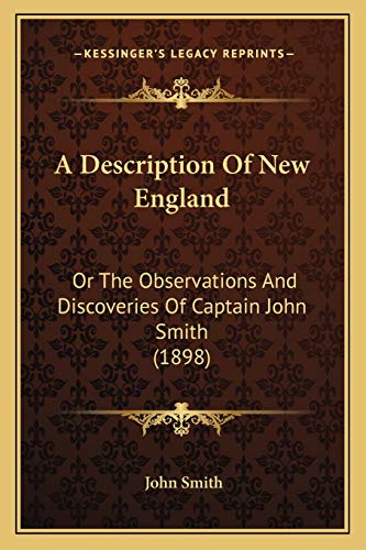 A Description Of New England