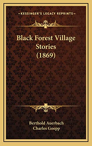 Black Forest Village Stories (1869) cover