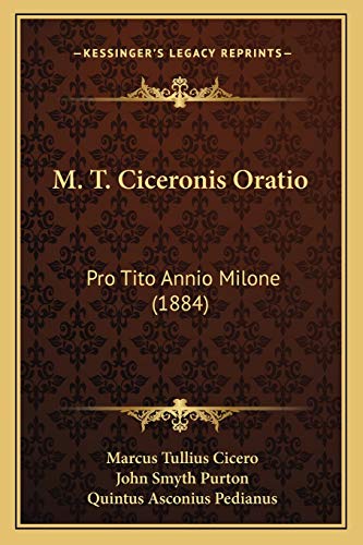 M. T. Ciceronis Oratio cover