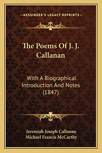 The Poems Of J. J. Callanan cover