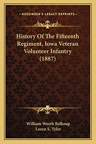 History Of The Fifteenth Regiment, Iowa Veteran Volunteer Infantry (18 cover