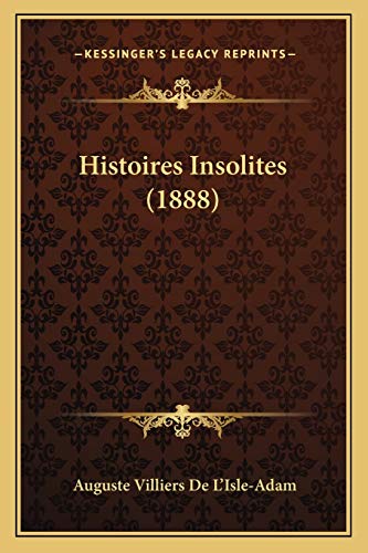 Histoires Insolites (1888) cover
