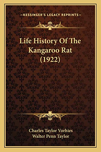 Life History Of The Kangaroo Rat (1922) cover