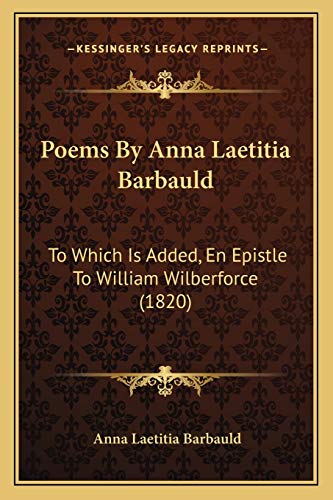 Poems By Anna Laetitia Barbauld