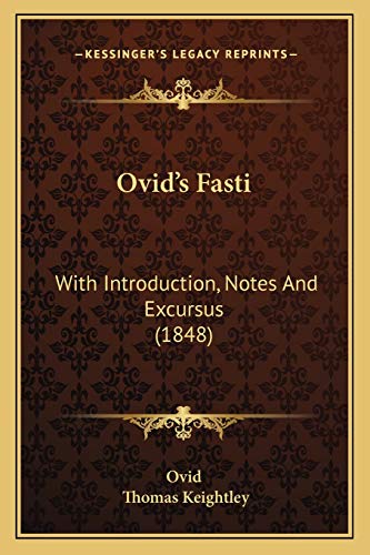 Ovid's Fasti cover