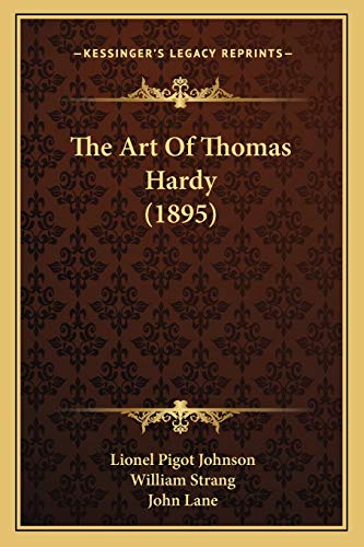 The Art Of Thomas Hardy (1895) cover
