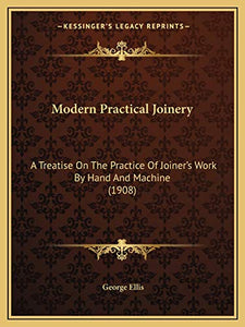 Modern Practical Joinery 