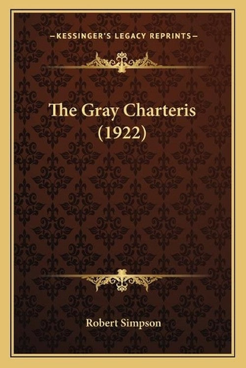 The Gray Charteris (1922)