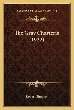 The Gray Charteris (1922)