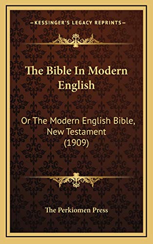 The Bible In Modern English