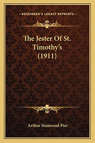 The Jester Of St. Timothy's (1911) cover