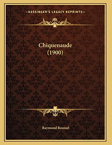 Chiquenaude (1900) cover