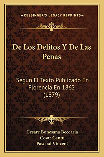 De Los Delitos Y De Las Penas cover