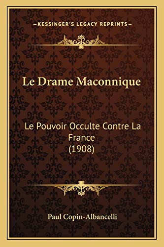 Le Drame Maconnique cover