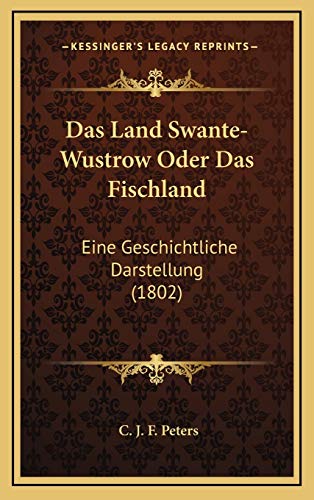 Das Land Swante-Wustrow Oder Das Fischland cover