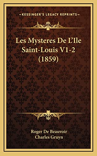 Les Mysteres De L'Ile Saint-Louis V1-2 (1859) cover