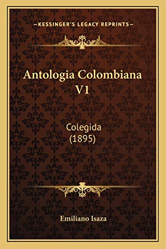 Antologia Colombiana V1 cover