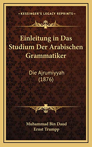 Einleitung in Das Studium Der Arabischen Grammatiker