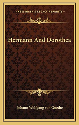 Hermann And Dorothea cover