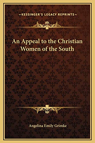 An Appeal to the Christian Women of the South cover