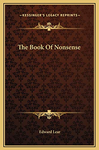 The Book Of Nonsense cover