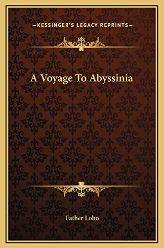 A Voyage To Abyssinia cover