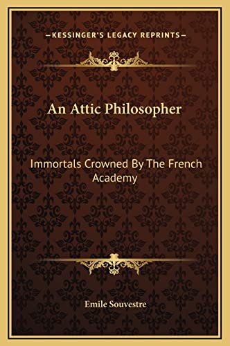 An Attic Philosopher cover