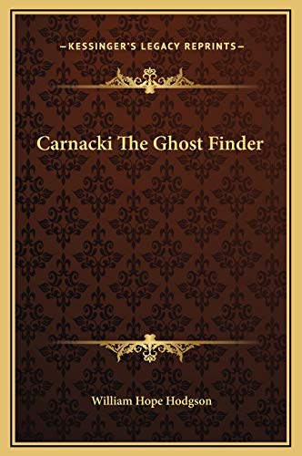 Carnacki The Ghost Finder cover