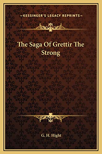 The Saga Of Grettir The Strong cover