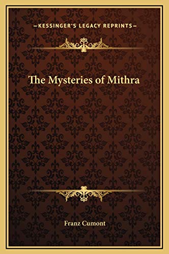 The Mysteries of Mithra cover