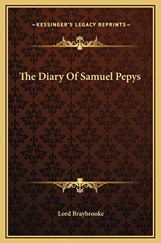 The Diary Of Samuel Pepys cover