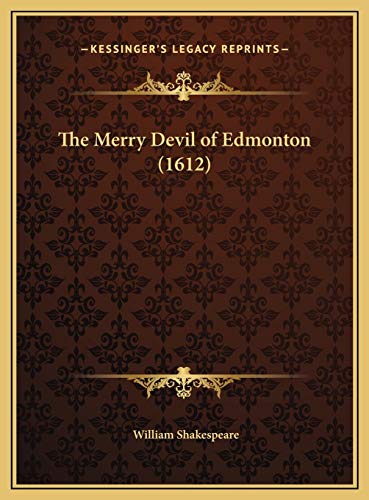 The Merry Devil of Edmonton (1612) cover