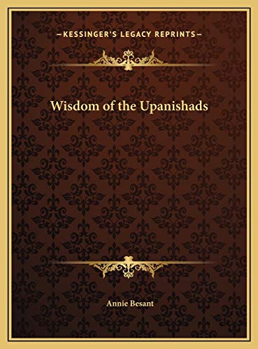 Wisdom of the Upanishads cover