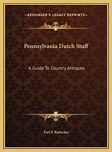 Pennsylvania Dutch Stuff