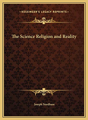 The Science Religion and Reality cover
