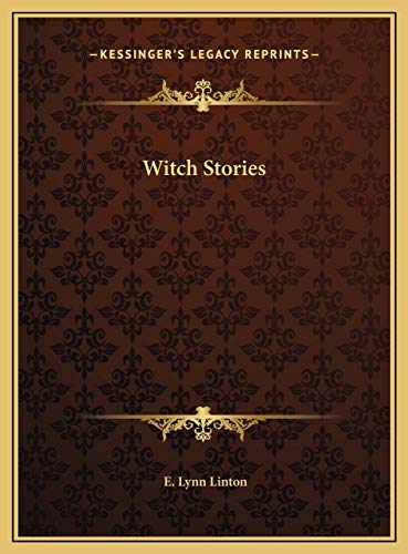 Witch Stories cover