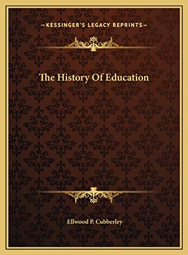 The History Of Education cover