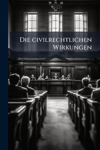 Die civilrechtlichen Wirkungen