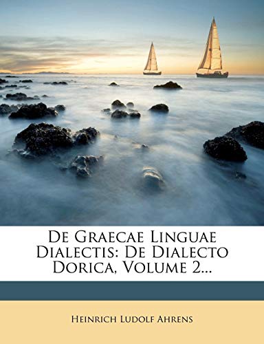De Graecae Linguae Dialectis cover