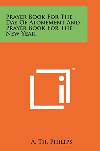 Prayer Book for the Day of Atonement and Prayer Book for the New Year