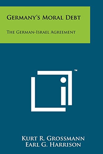 Germany's Moral Debt