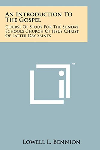 An Introduction To The Gospel