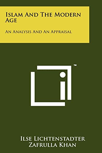 Islam And The Modern Age cover