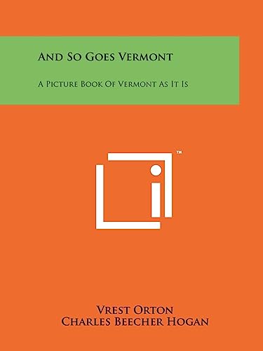 And So Goes Vermont cover
