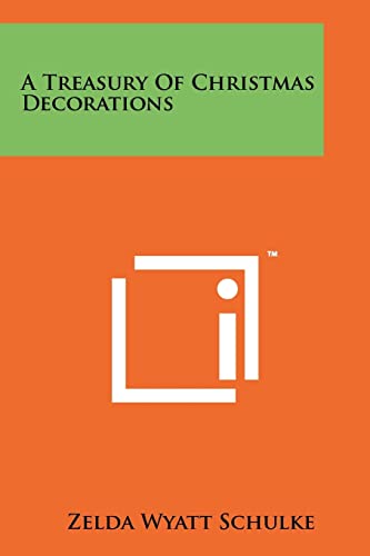 A Treasury of Christmas Decorations cover