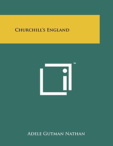 Churchill's England cover