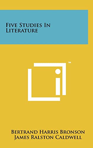 Five Studies In Literature cover