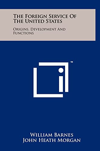 The Foreign Service of the United States cover